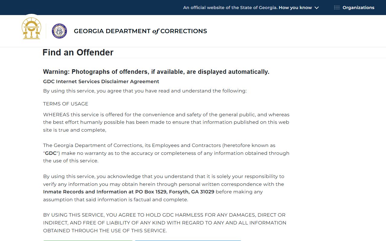 Pulaski County arrest records GDC offender search