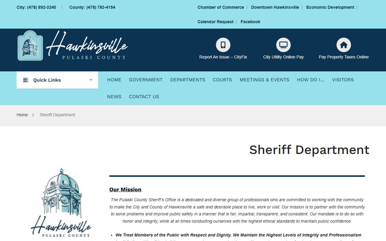 Pulaski County arrest records sheriff department links
