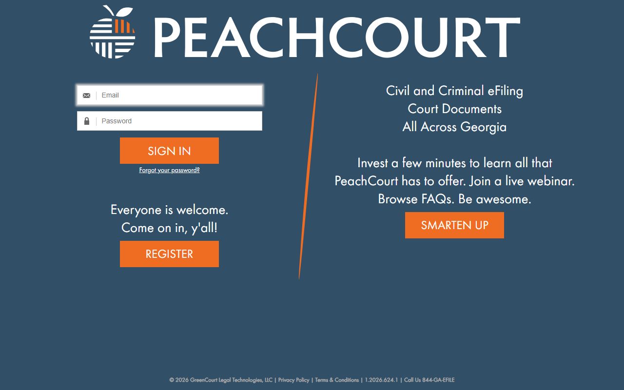 Pulaski County court records PeachCourt account access