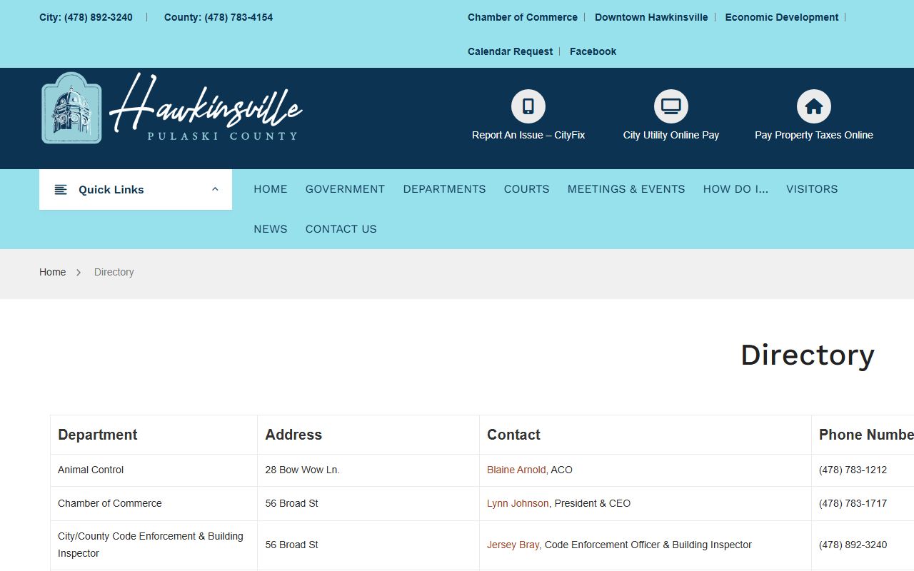 Pulaski County court records city and county directory